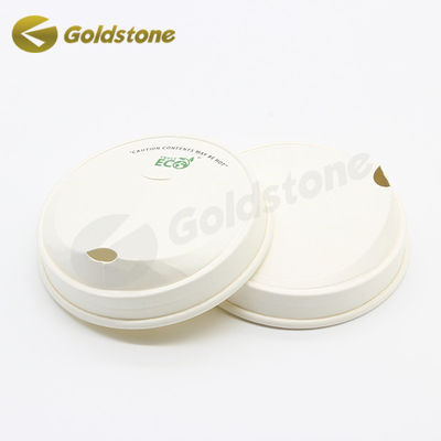 Ukuran Disposable Compostable Cup Cover Tutup Hot Cup