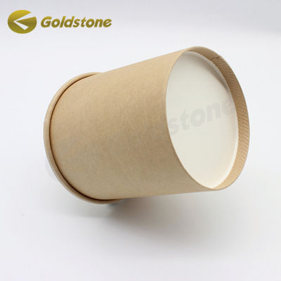 Custom Branding Paper Yogurt Cup Eco Friendly Custom Logo Ice Cream Cups Untuk Minuman Panas
