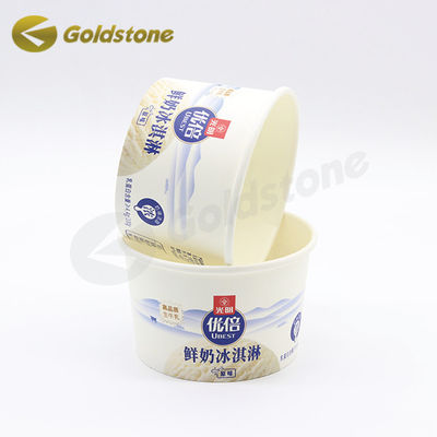 Disposable Cups Recyclable Single Wall 6 Oz Paper Ice Cream Cups Odm