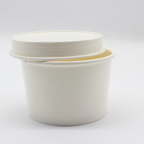 3in Hygienic Ice Cream Cup Paper Lid Disposable Cup Covers Glossy Lamination 0