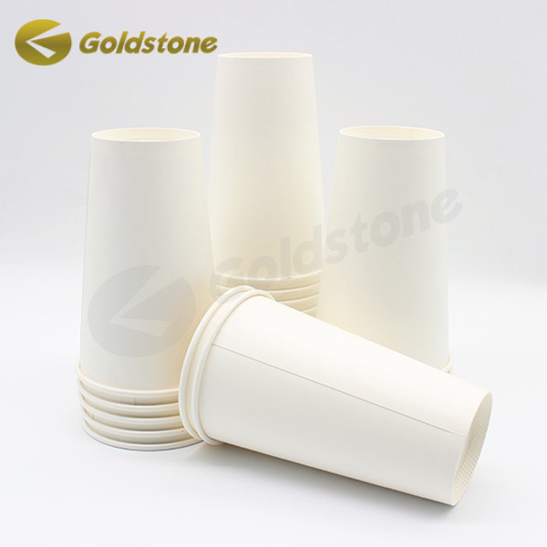 Eco Friendly Biodegradable Paper Cups Disesuaikan untuk Minuman Teh Susu 0